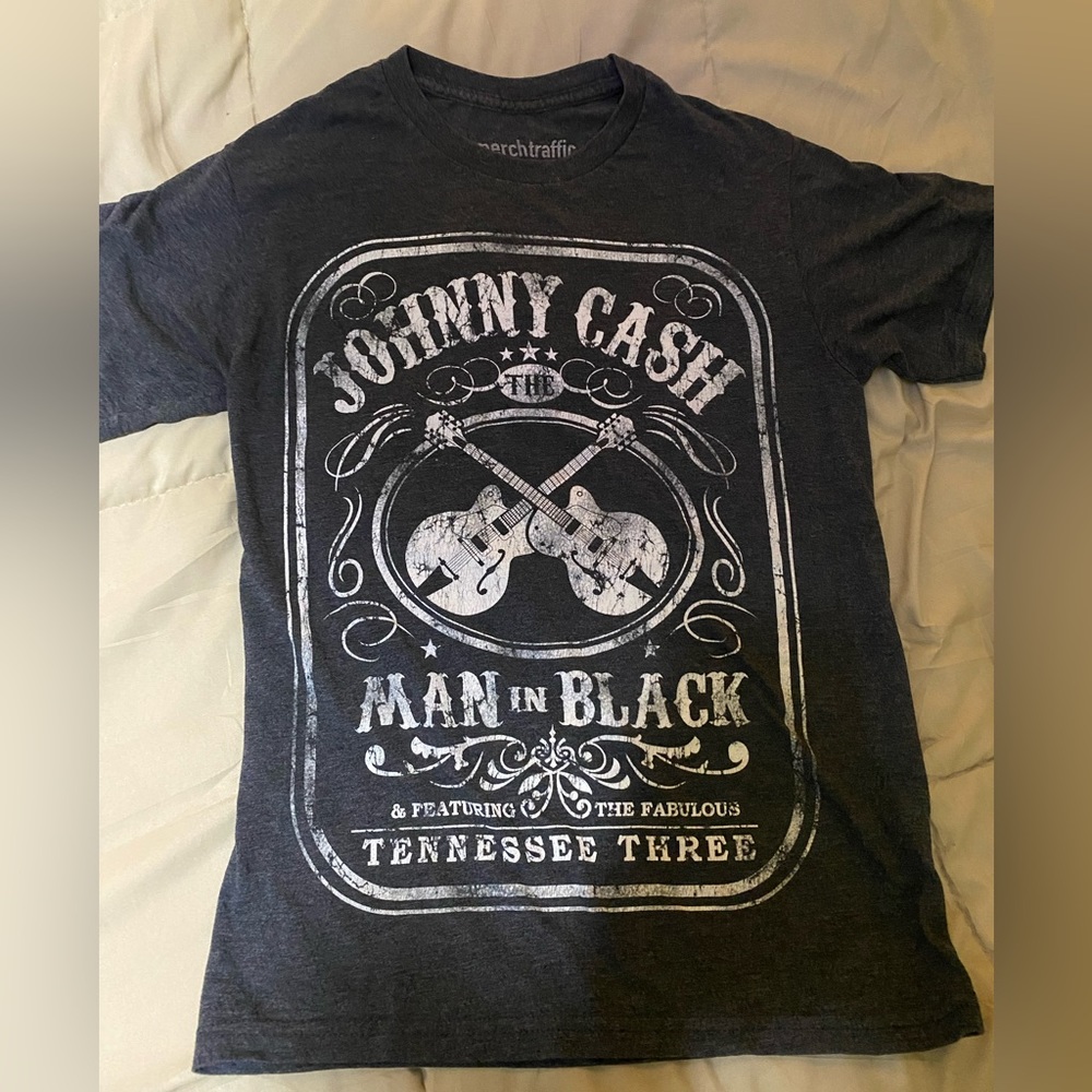 Johnny Cash Dark Grey T-Shirt